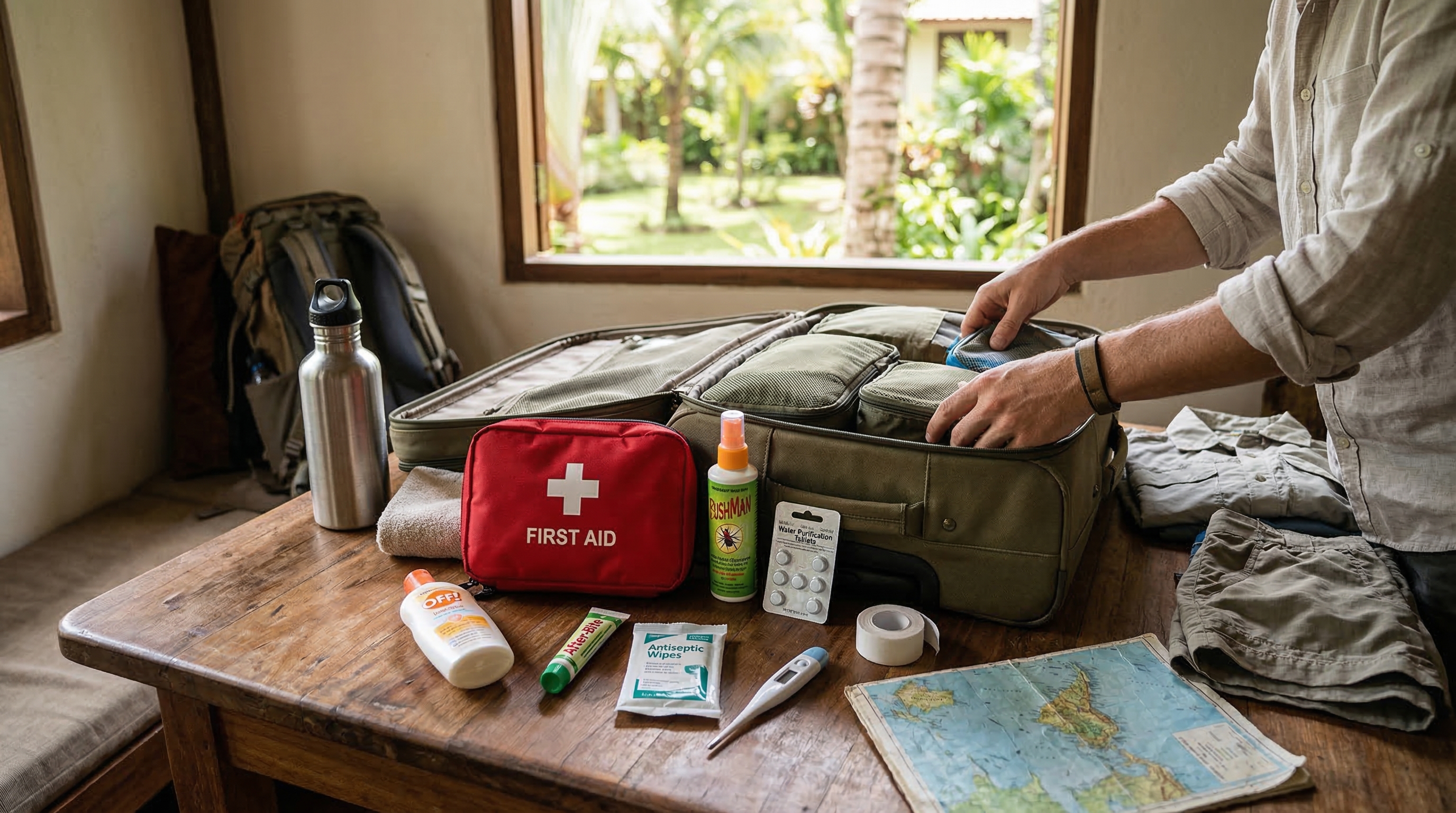 Kit de prevención contra parásitos para viajeros
